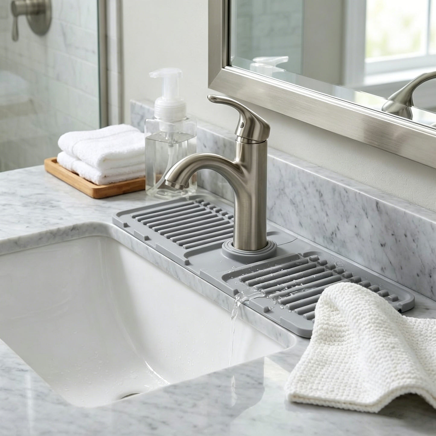 Silicone Faucet Draining Mat