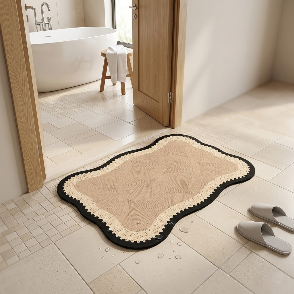 Premium Retro Absorbent Bath Mat