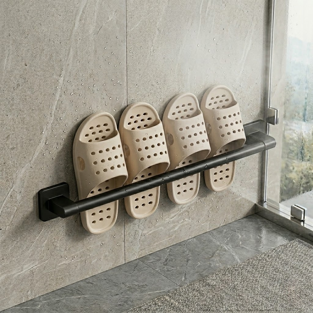 Premium Wall-Mounted Slipper Rack