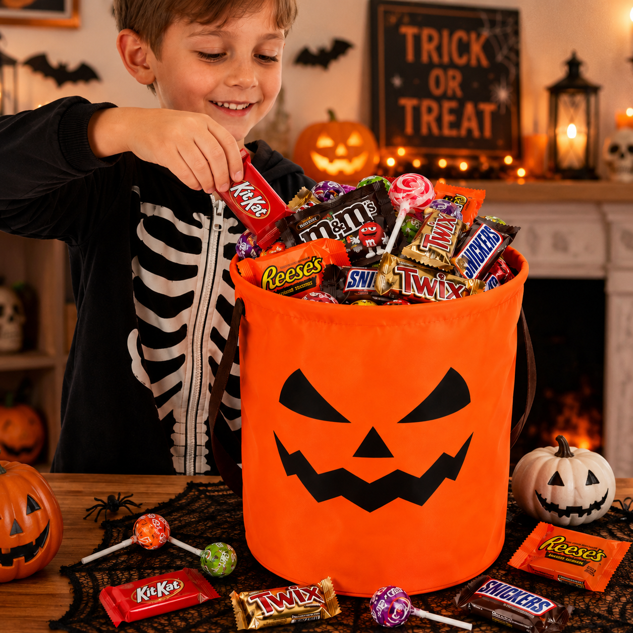 🎃 Spooky Deal Alert: Halloween Candy Bucket Set! 👻