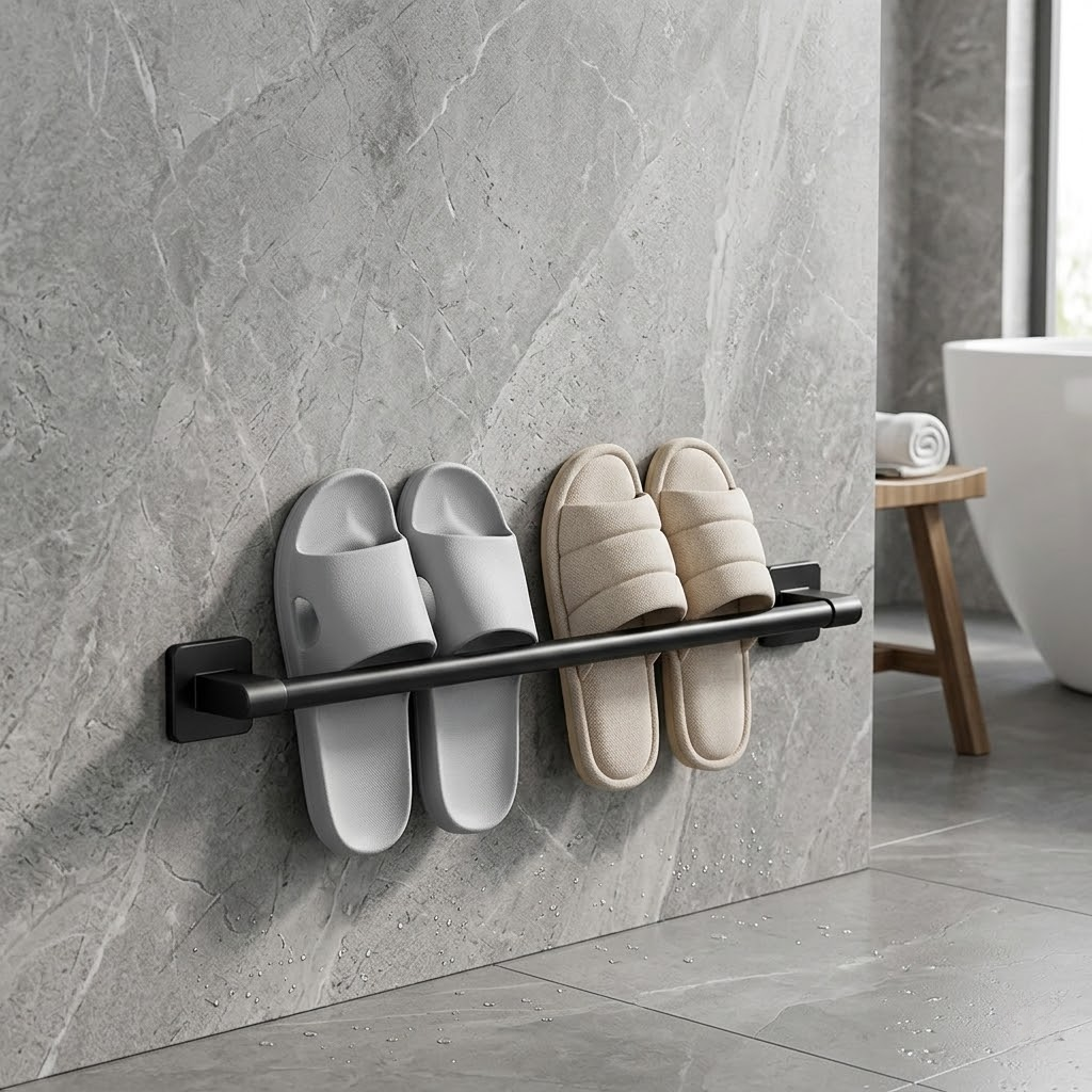 Premium Wall-Mounted Slipper Rack