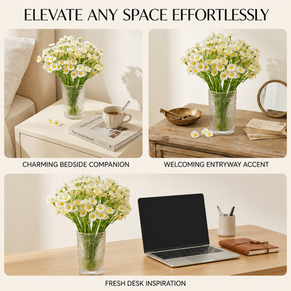 Lifelike Daisy Decor – Artificial Bouquets for Home & Weddings