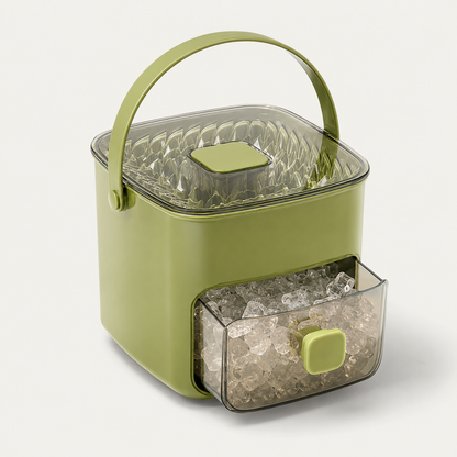 48-Cube One-Press Ice Tray & Storage System