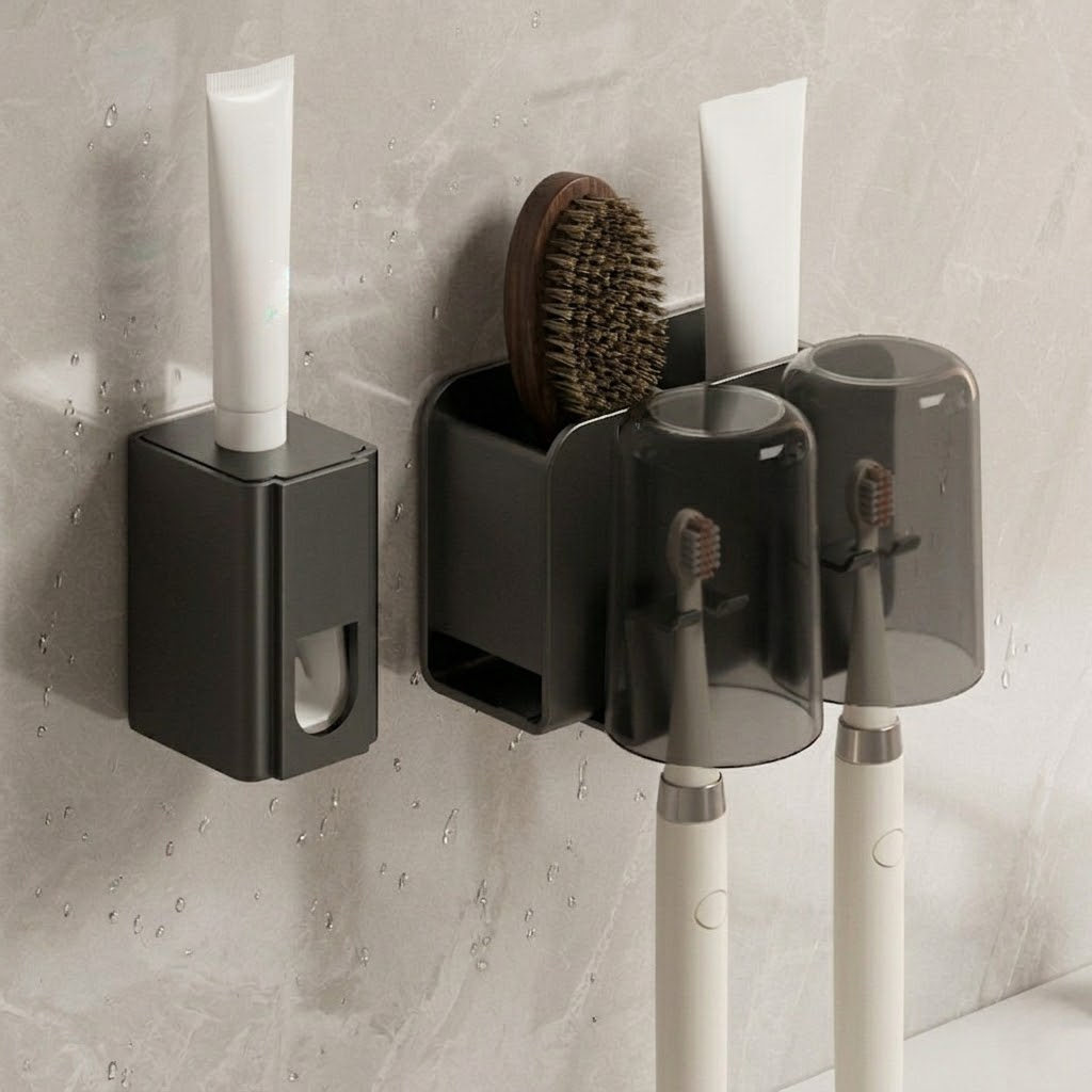 2-in-1 Auto Toothpaste Dispenser