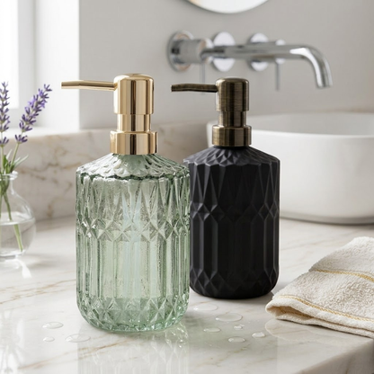 Premium Glass Liquid Dispenser Bottle