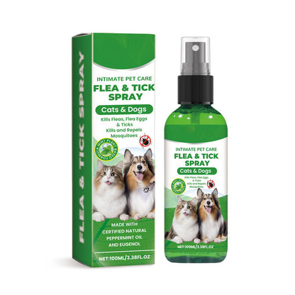 🐶🐱 Natural Flea and Tick Spray – Safely and Effectively Protect Your Pets 🌿